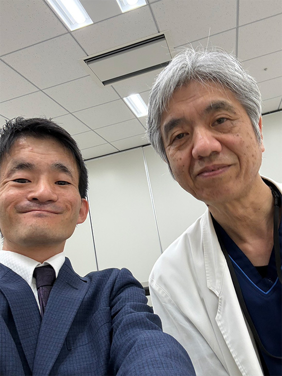 医療機関を訪問し、先生と意見交換を行いました